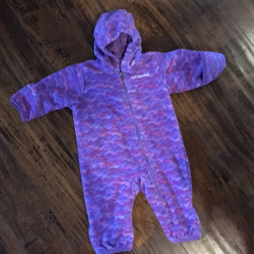 Columbia fleece baby bunting